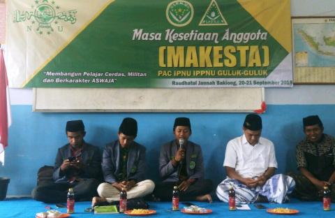 IPNU Sumenep: Makesta Membangun Mental dan Spiritual Pelajar