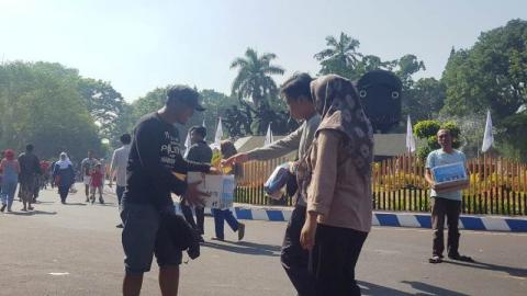 Manfaatkan Car Free Day Galang Dana untuk Sulawesi Tengah