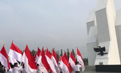 Apel Kirab Satu Negeri Ansor Jakarta di Taman Makam Pahlawan Kalibata