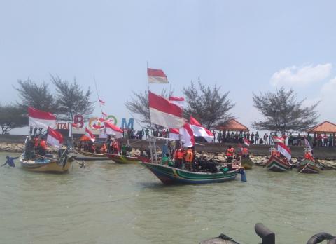 KSN Zona Rote Tiba di Tuban, 17 Bendera Diarung di Samudra