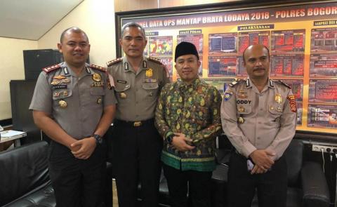 Polres Kabupaten Bogor Siap Kawal Kirab Satu Negeri GP Ansor