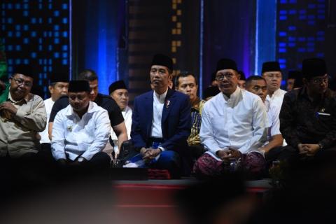 Presiden Jokowi: Keutuhan Indonesia Tak Lepas dari Peran Ulama dan Santri