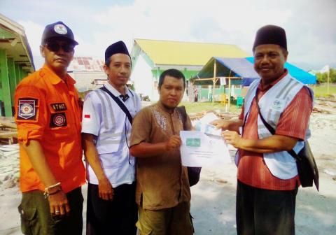 LAZISNU Semarang Salurkan Bantuan Tunai 115 Juta ke Donggala