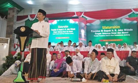 Govt committed to supporting pesantren, president says