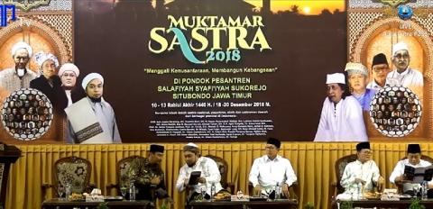 Muktamar Sastra di Sukorejo Resmi Dibuka Menag