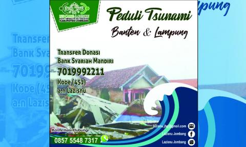 LAZISNU Jombang Bergerak untuk Banten-Lampung