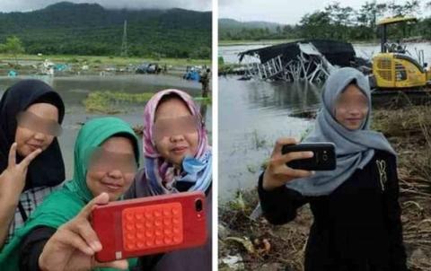 Hukum Berfoto Selfie Ria di Lokasi Bencana