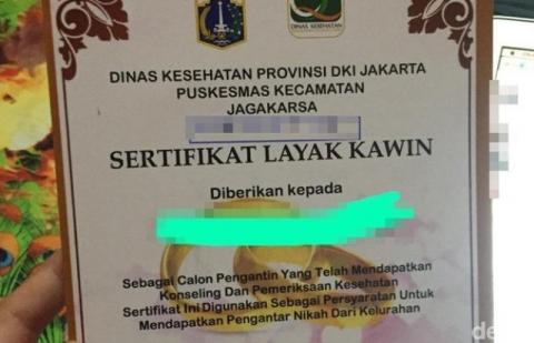 Kata PBNU soal Sertifikat Layak Kawin di DKI Jakarta