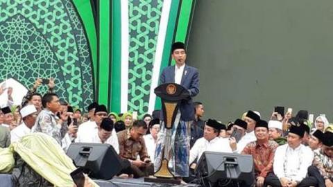 Jokowi Harap Muslimat NU Tetap Jaga Ukhuwah dan Persatuan