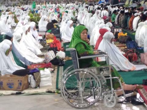 Jamaah Disabilitas yang Terpanggil karena Cinta pada Muslimat NU