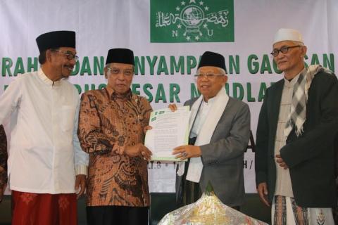 Amanat PBNU pada Jokowi dan KH Ma’ruf Amin