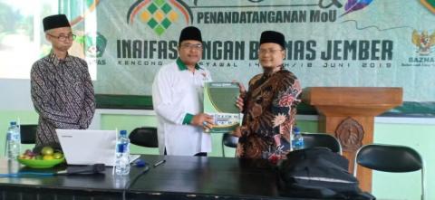 Tingkatkan Pelayanan, INAIFAS Teken MoU dengan Baznas Jember