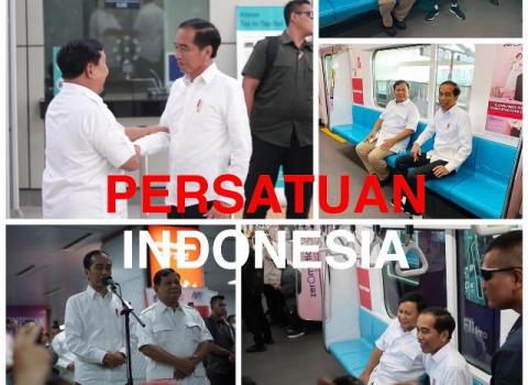 Jokowi dan Prabowo Bertemu, Tagar #03PersatuanIndonesia Menggema