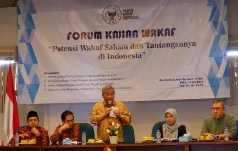 Badan Wakaf Indonesia Kaji Potensi dan Tantangan Wakaf Saham
