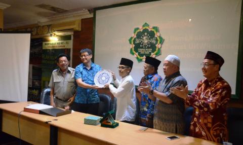 Peserta Konferensi Internasional Zhenghe Kunjungan PWNU Jawa Timur