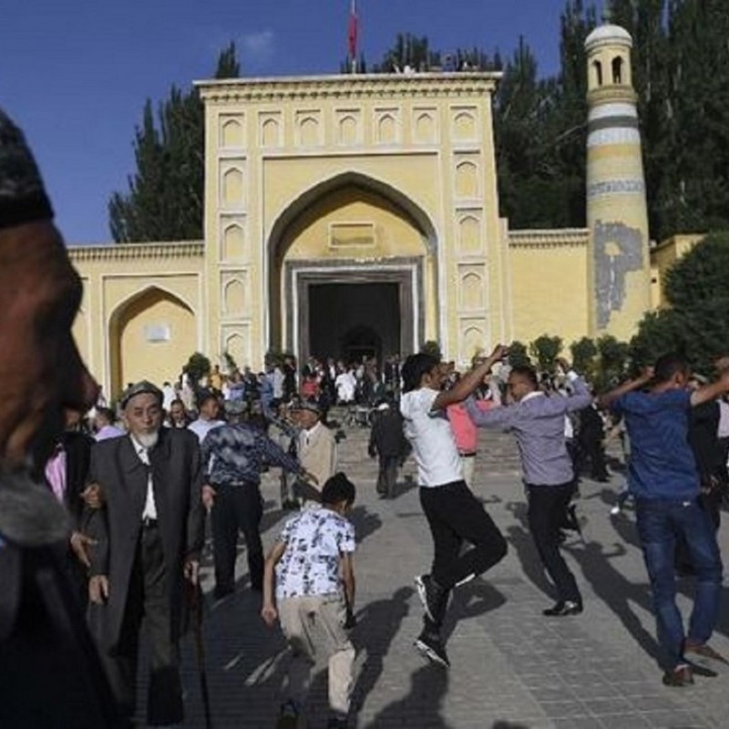 China Klaim Etnis Uighur Dipaksa Memeluk Islam