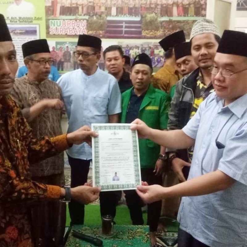 Gedung Hoofdbestuur NU Surabaya Jadi Saksi Ikrar Mualaf 