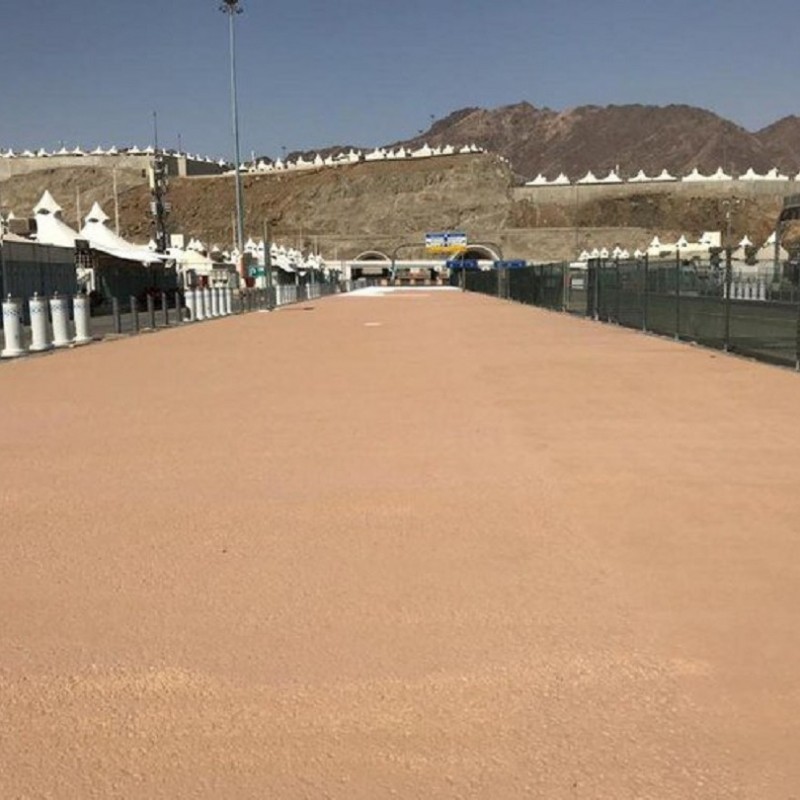 Agar Jamaah Haji Nyaman, Arab Saudi Kurangi Panas di Jalur Pejalan Kaki
