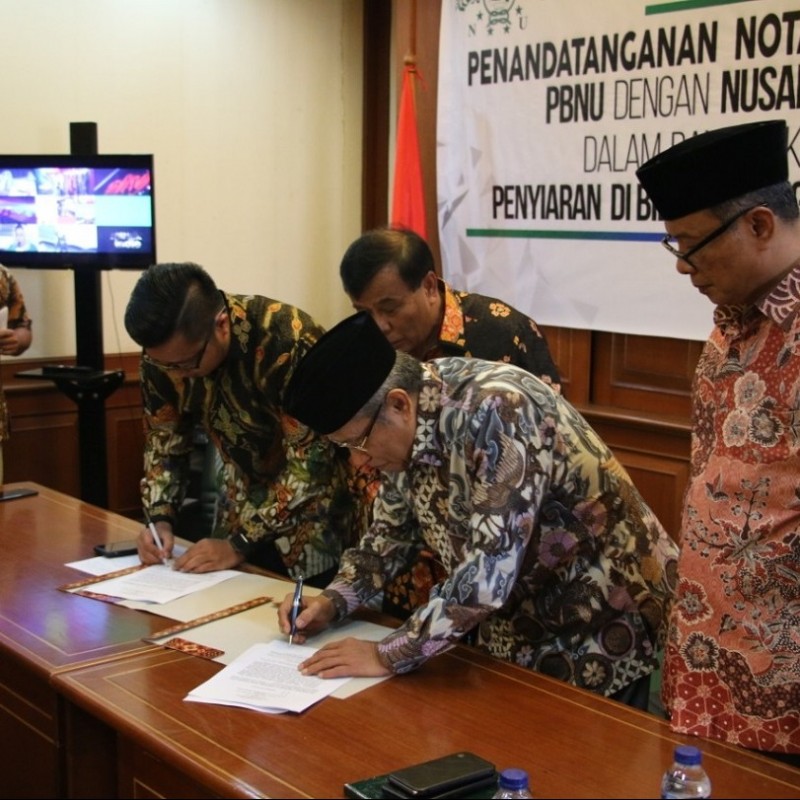 PBNU Gandeng Nusantara TV Sebarkan Konten Islam Ramah