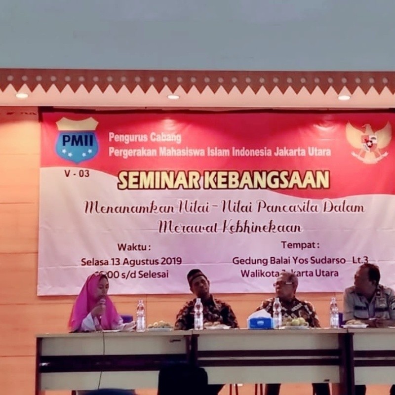 Sikapi NKRI Bersyariah, PMII Jakarta Utara Kupas Ulang Sejarah Pancasila