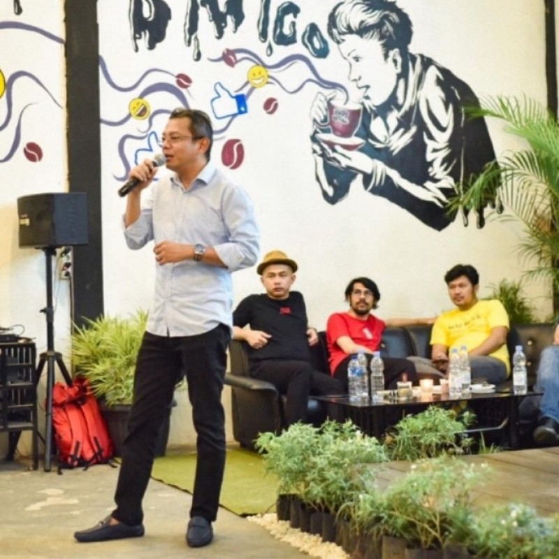 BLK Padang Gelar Talent Talk di Kupi Batigo