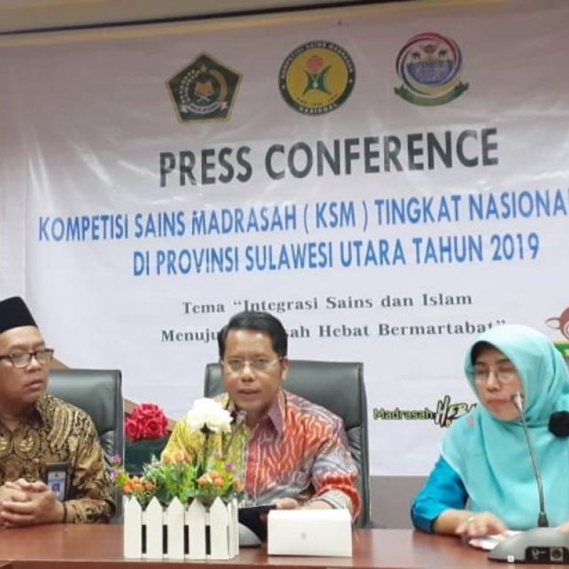 Kemenag Gelar Kompetisi Sains Madrasah Nasional 2019 di Manado