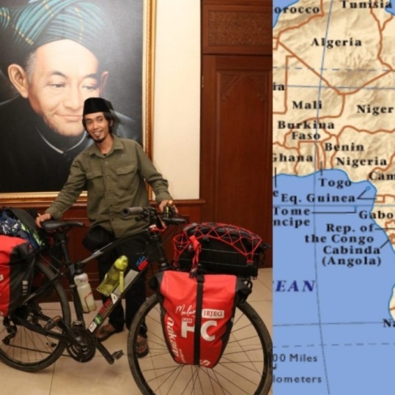Hakam Mabruri, Warga NU yang Akan Keliling Afrika dengan Sepeda