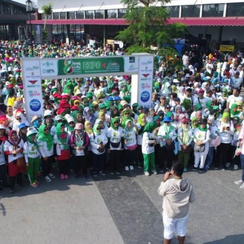 1500 Orang Ikuti Jalan Sehat Harlah HPN di Bandung
