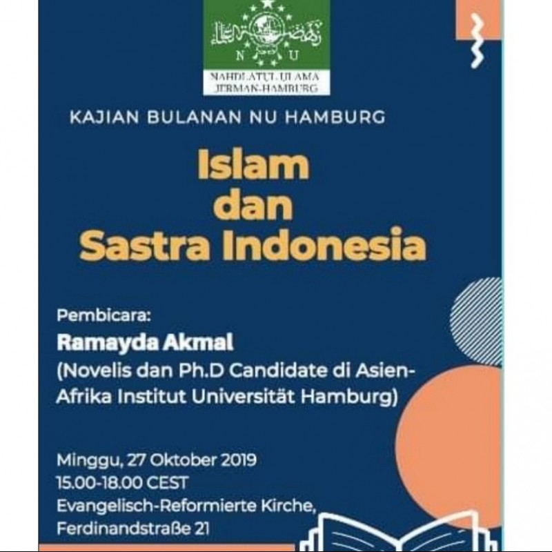 Kajian Bulanan PCINU Jerman Angkat Tema ‘Islam dan Sastra Indonesia’