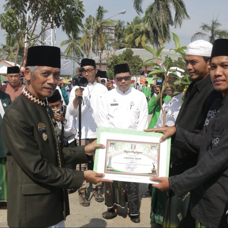 Anggota Banser ini Juarai Sayembara Logo MTQ ke-48 Provinsi Lampung