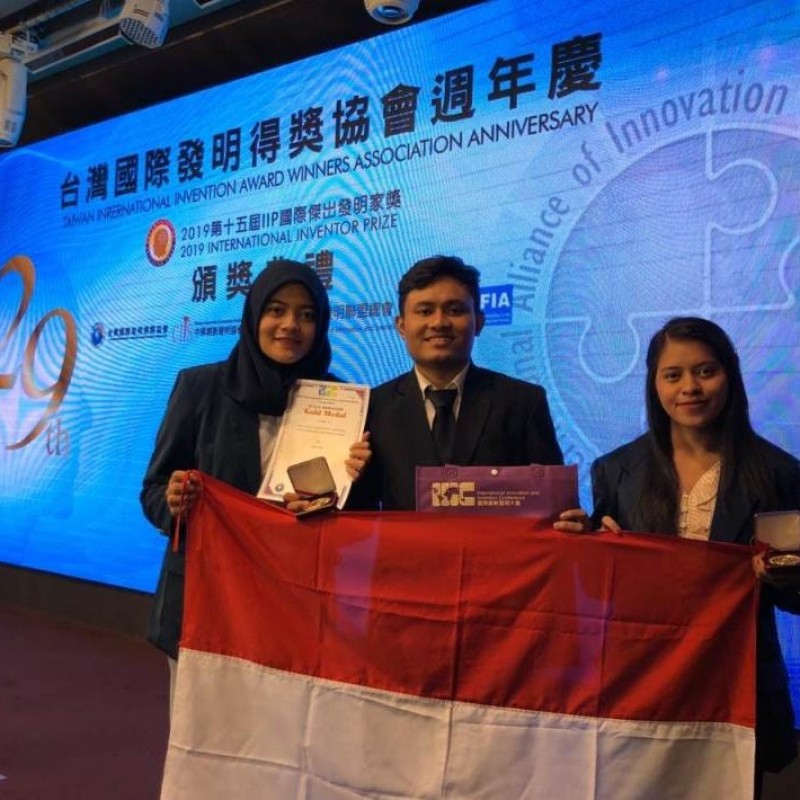 Kader PMII Raih Emas di Ajang Penemuan dan Inovasi Masyarakat China di Taiwan