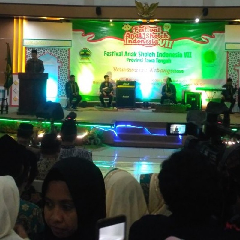 Festival Anak Shaleh Jateng, Santri TPQ Semangatkan Cinta Indonesia