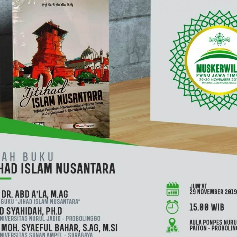 Ada Bedah Buku Islam Nusantara Saat Muskerwil NU Jatim