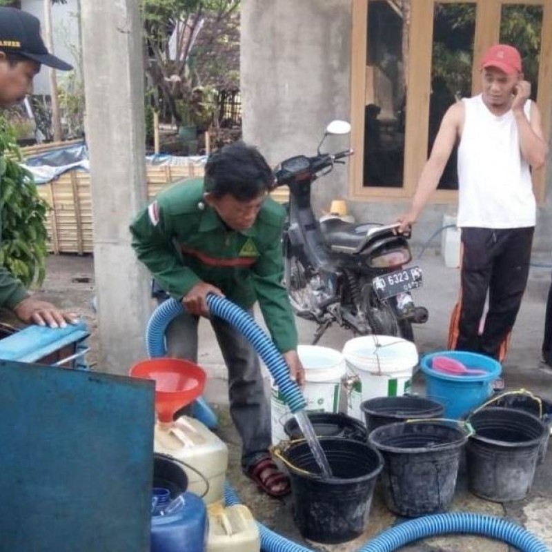 Nahdliyin Bayat Klaten Salurkan 96 Ribu Liter Air Bersih untuk Warga Terdampak Kekeringan