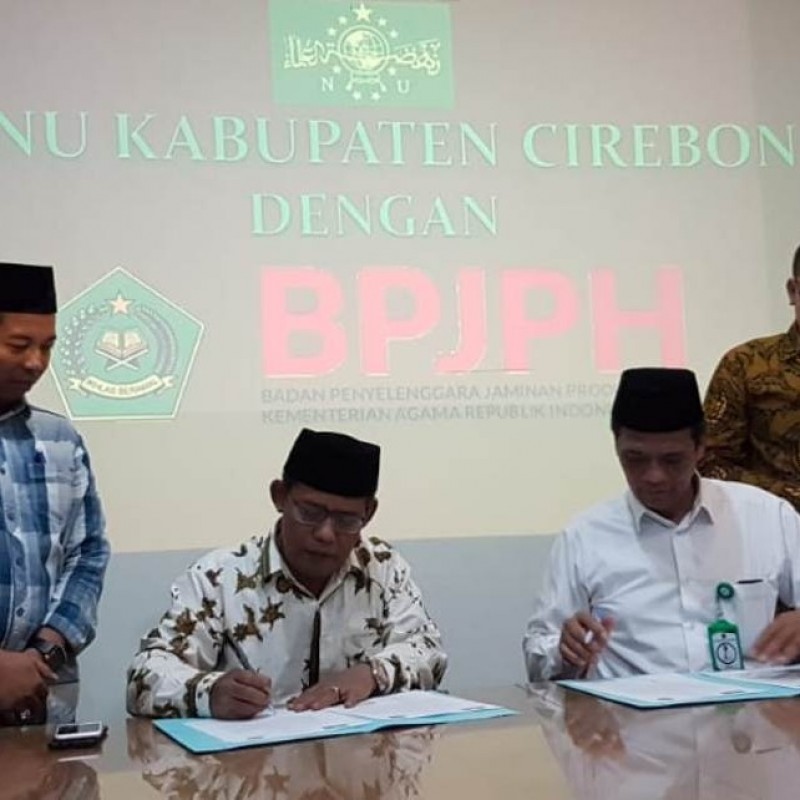 PCNU Cirebon Teken Kerja Sama dengan Badan Halal Kemenag