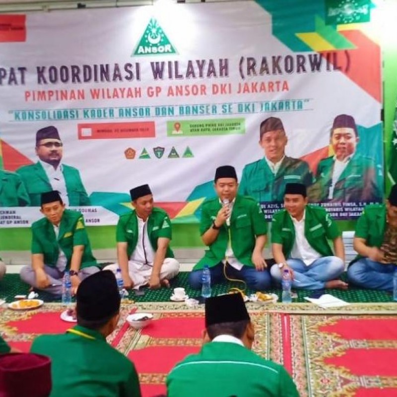 GP Ansor DKI Jakarta Rapikan Manajemen Organisasi Cabang dan Anak Cabang