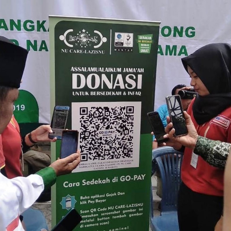Permudah Muzakki, LAZISNU Surabaya Kenalkan Dompet Digital