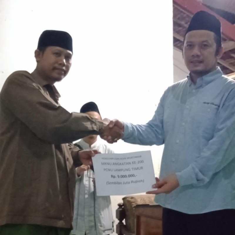 Aksi Spontan Peserta MKNU Angkatan ke-200 Sukseskan Koin Muktamar