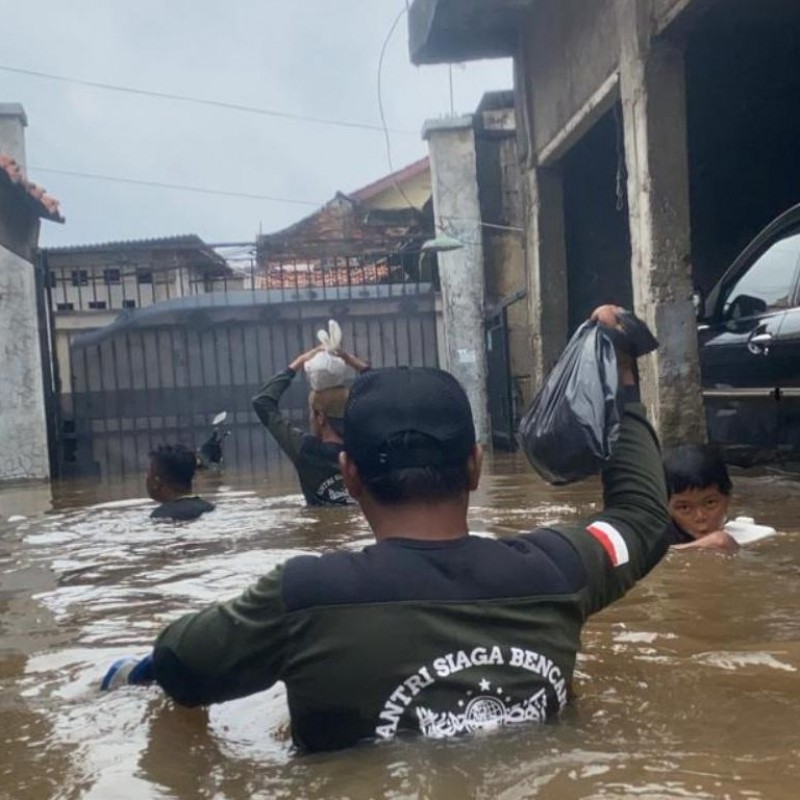 Banjir Jakarta, NU Peduli Dirikan Posko dan Turunkan Bantuan