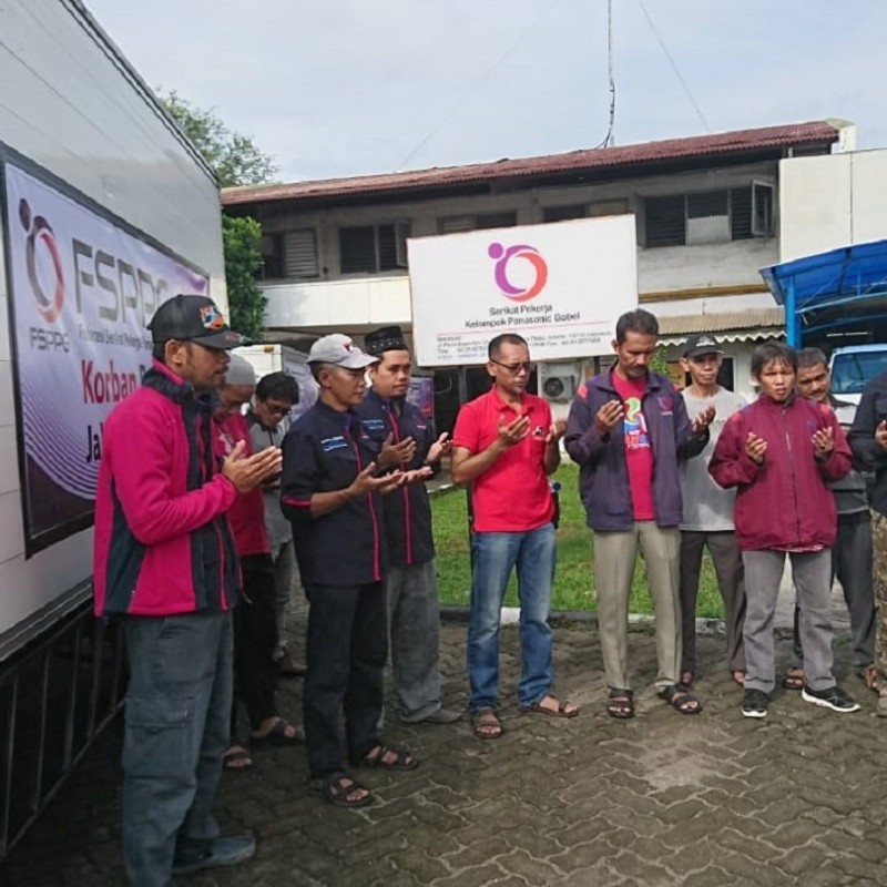 FSPPG Sarbumusi Berikan Bantuan kepada Korban Banjir Jakarta