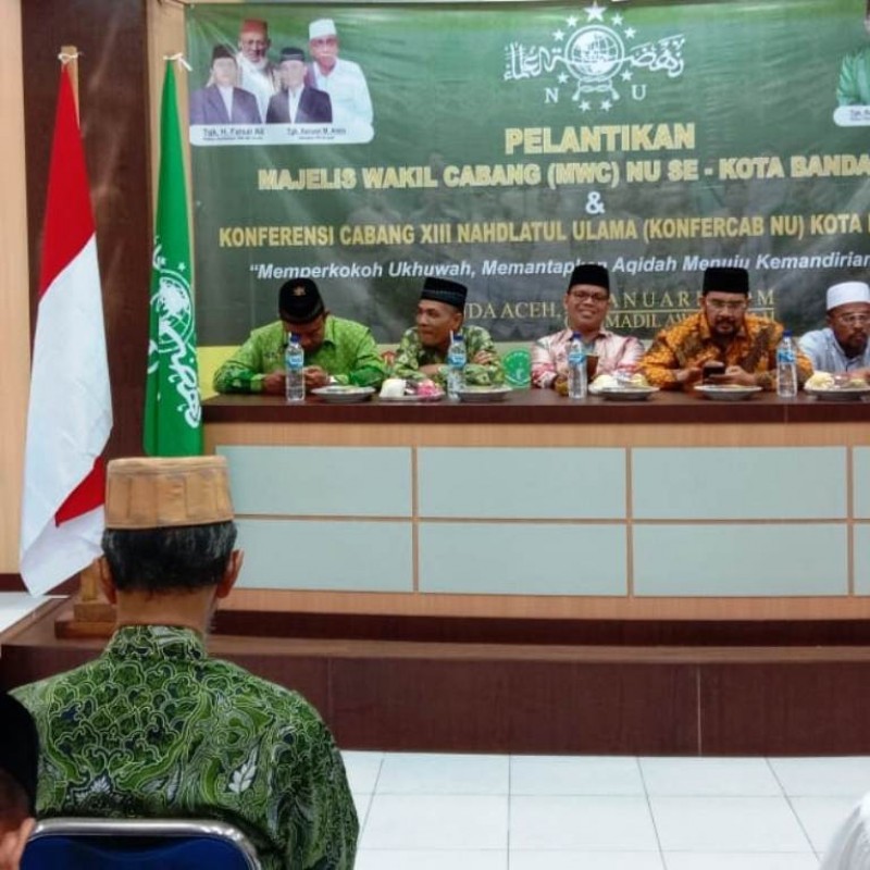 Waled Rusli Kembali Pimpin NU Banda Aceh 