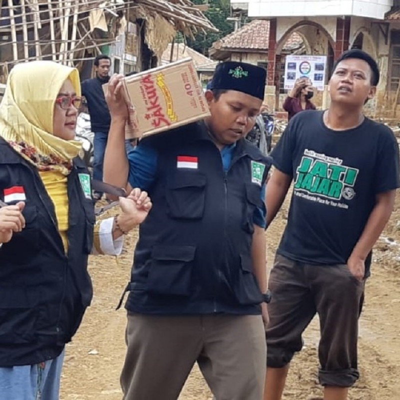 LPBI Banten Bertahan Bantu Warga Terdampak Banjir di Lebak
