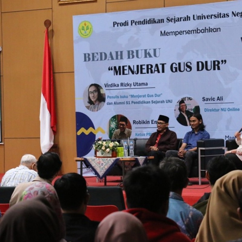 Buku 'Menjerat Gus Dur' Dibedah di Universitas Negeri Jakarta