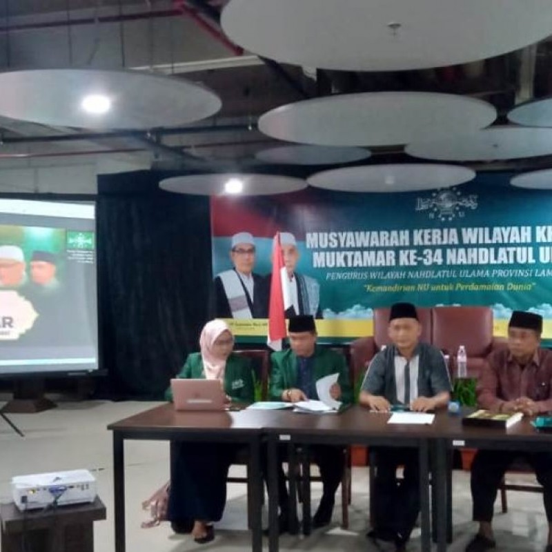 Mukerwilsus NU Lampung Konsolidasi Penggalangan Koin Muktamar