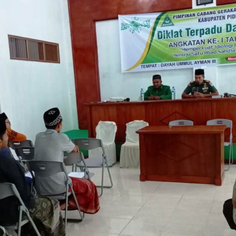 Peserta Diklat Terpadu Dasar Ansor di Aceh Dibekali Wawasan Kebangsaan