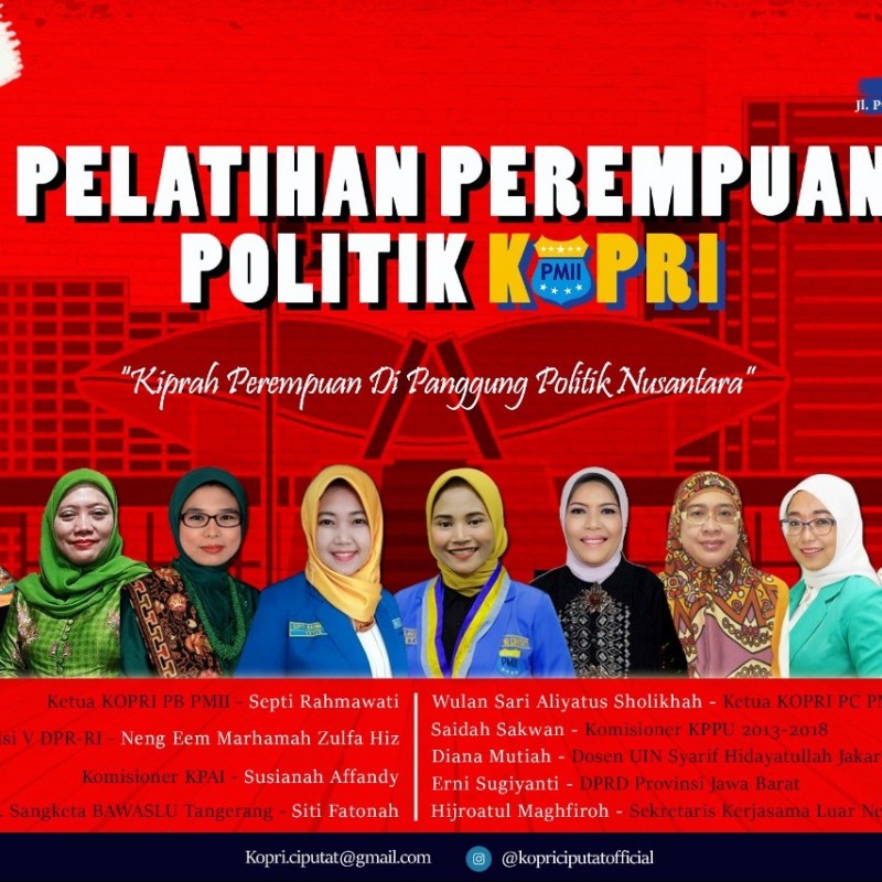 Kopri PMII Ciputat Dorong Kiprah Perempuan di Panggung Politik Nusantara 