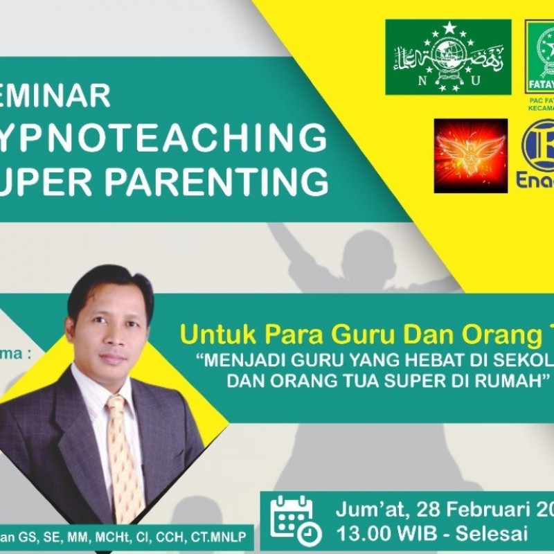 PAC Fatayat NU Jati Kudus Seminarkan Hypnoteaching dan Super Parenting