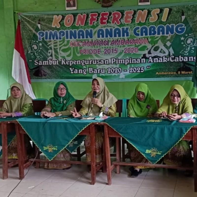 Aklamasi, Sunarsih Pimpin Muslimat NU Ambarawa Pringsewu