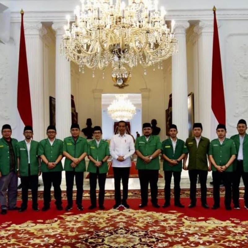 GP Ansor Laporkan Penundaan Konbes pada Presiden Jokowi
