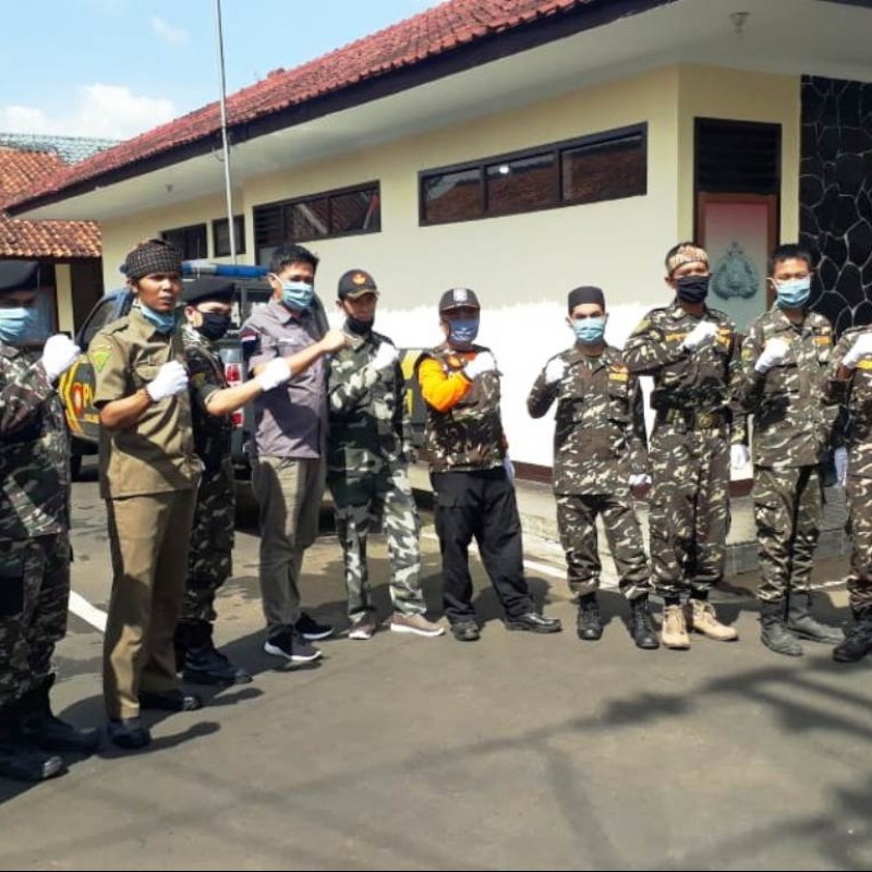 Gandeng TNI dan Polisi, Banser Majalengka Ajak Kendalikan Virus Corona